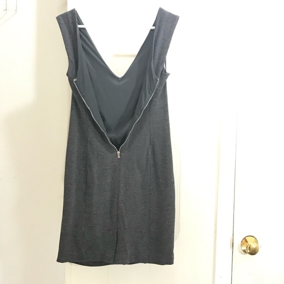 Express☀️Gray ruched dress - Picture 5 of 8